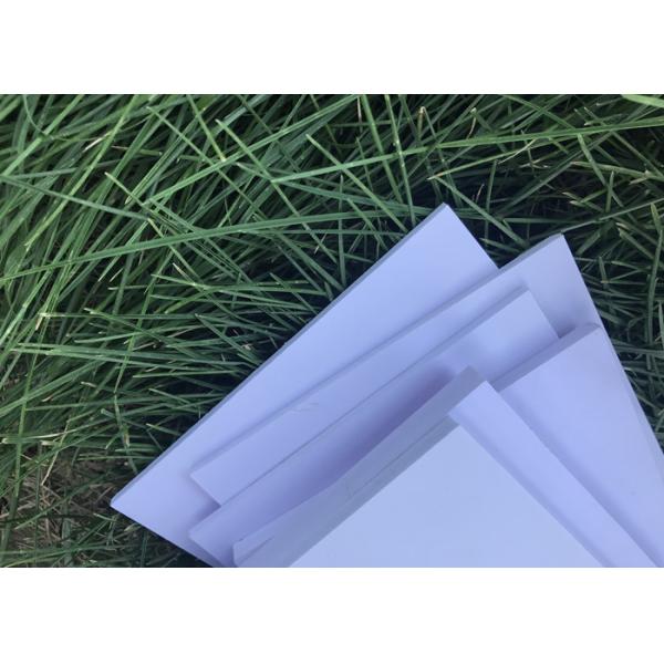 High Impact Strength White Pvc Foam Sheet , Outdoor Pvc Signs Smooth Surface