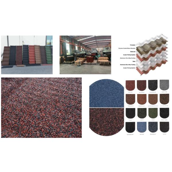 Тяжелая связная плитка каменное покрытие Aluzinc металлическая кровля