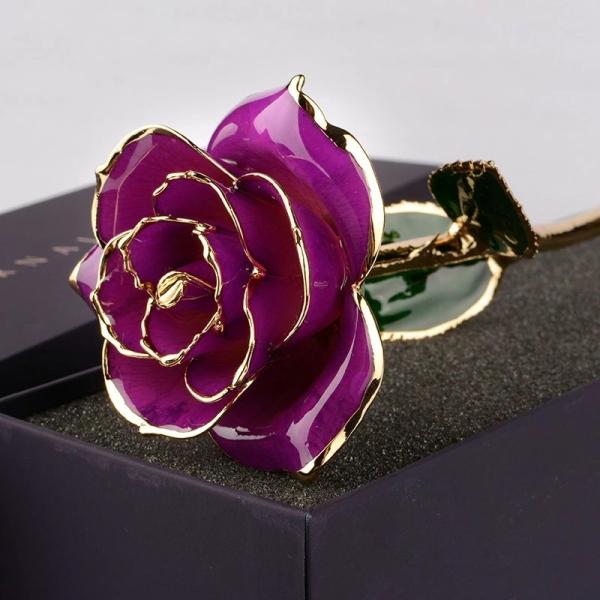 Valentine's Day  Gift Of Real Rose Dipped In Gold New Arrival 24K Gold Plating Roses