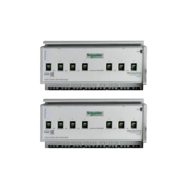 8 Channel Mid Load KNX Switch Actuator MTN647893 8x230V/16A Manual Mode