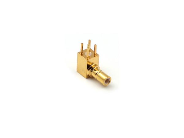 RF Connector SSMB Male Right Angle PCB Mount