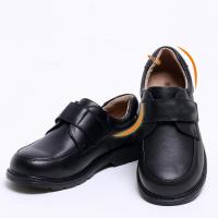 Slip On Sapatos Escolares Meninos Preto Sapatos Casual Crianças de Couro