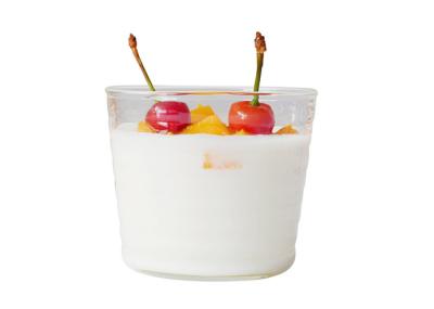 O vidro largo da boca da bacia de salada do fruto range a capacidade clara Eco da cor 200ml - amigável