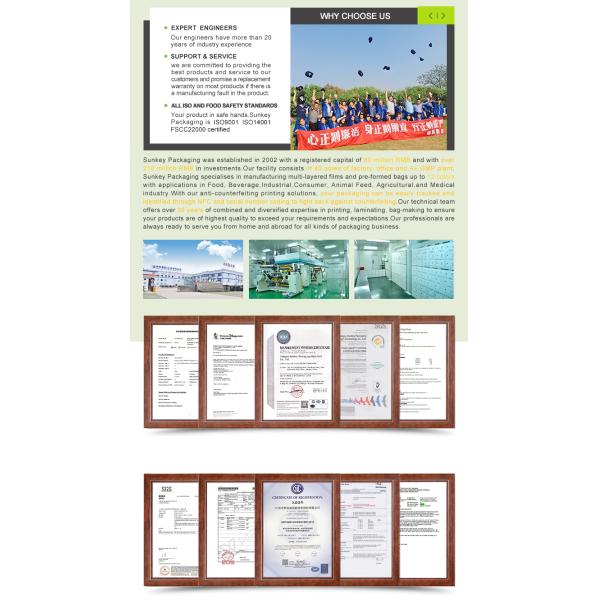 Корм для домашних животных стоит вверх полиэтиленовые пакеты пластиковой молнии мешка Resealable с отверстием вида