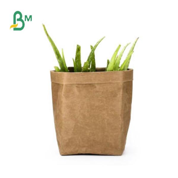 Papel kraft lavable duradero y duradero para bolsas de plantas en macetas