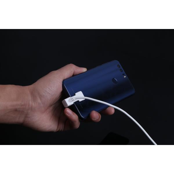 COMER desktop acrylic security display stand with u-shape security alarm system for retail store