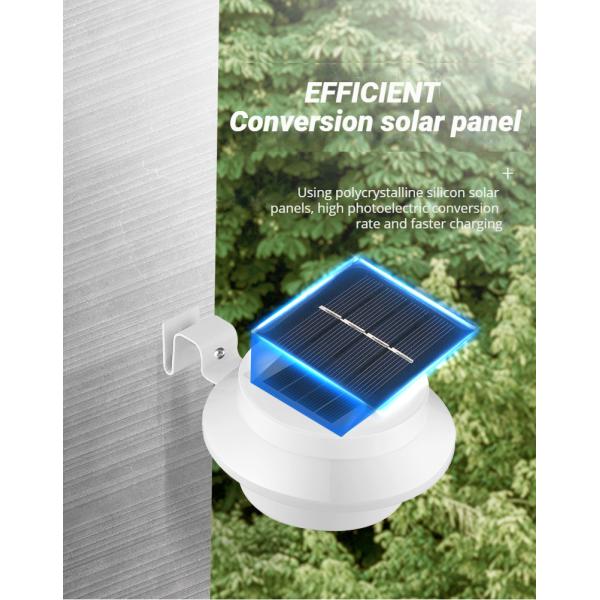 Solar Antique Wall Lamp Led Solar Fence Lights For Garden With 50000 Hours Lifespan