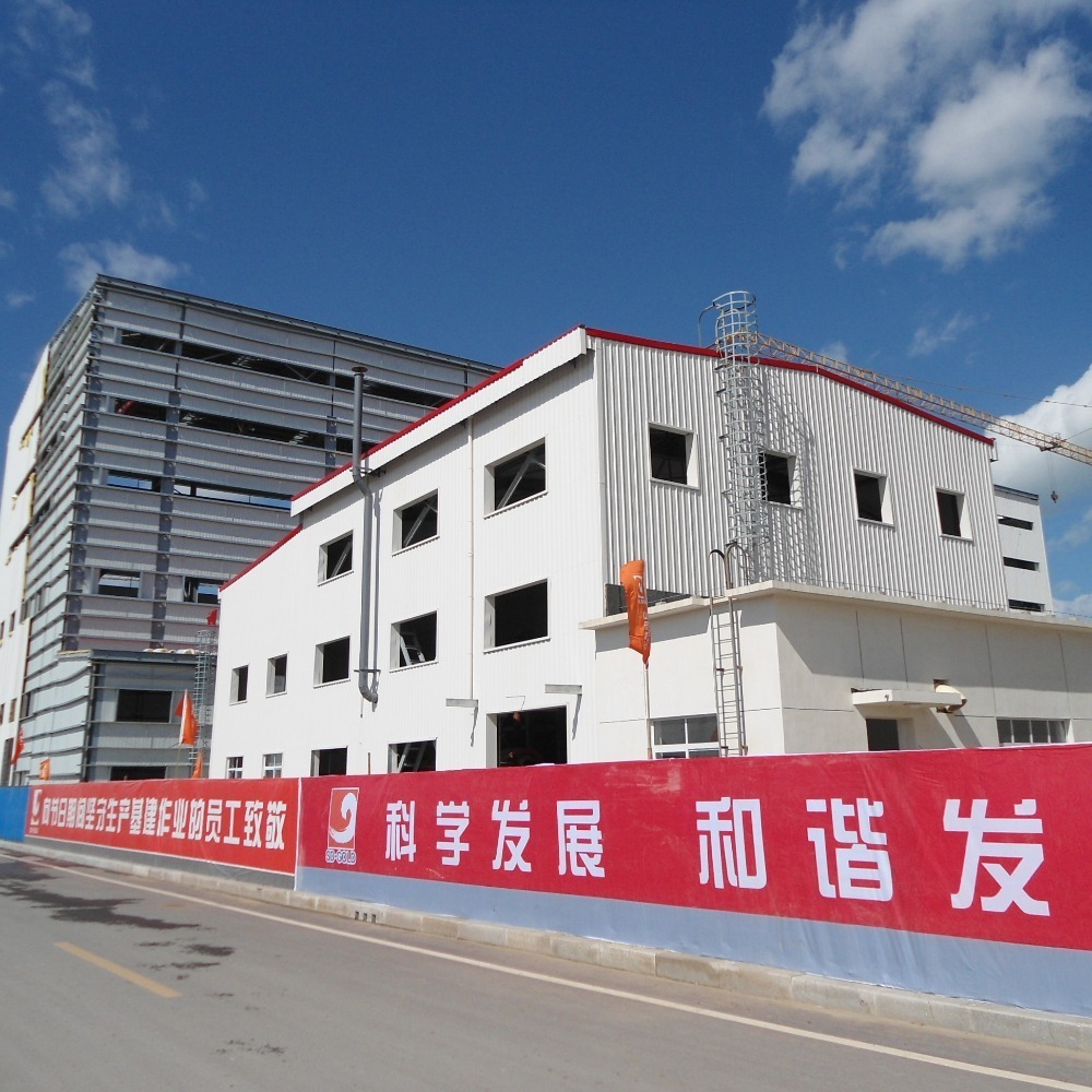 Heavy Gauge Industrial Steel Structure Framed Construction for Factory Production Workshop