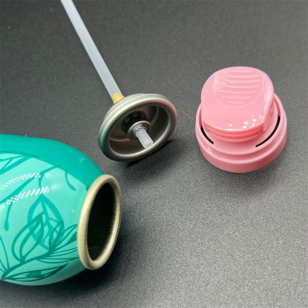 Industrial-Grade Dry Shampoo Aerosol Actuator with Ultra-Fine Mist and Full-Angle Spray Capability