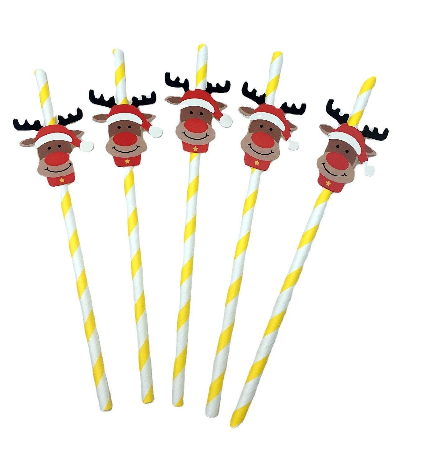 Biodegradable Disposable Straws Creative Drinking Paper Straw for Juice Milk and Beverage