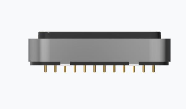 Double row 24pin male female pogo pin connector with magnet magnetic connector
