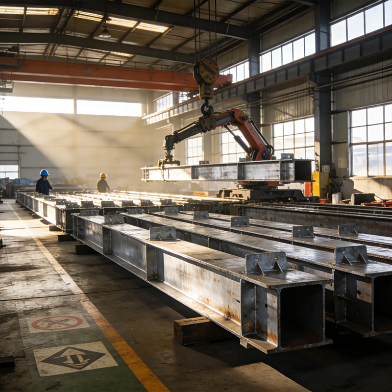 Wind Resistance Commercial Steel Structure For Prefabricated Commercial Projects