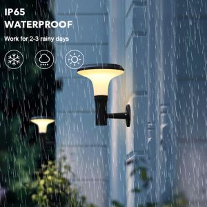 Стена внешнего беспроводного металла солнечная установила солнечное светлое IP65 водоустойчивое для дворов