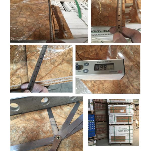 плитки пола цвета золота 40x80cm, пол SGS 38kgs/Ctn и стены кроют желтый цвет черепицей Брауна