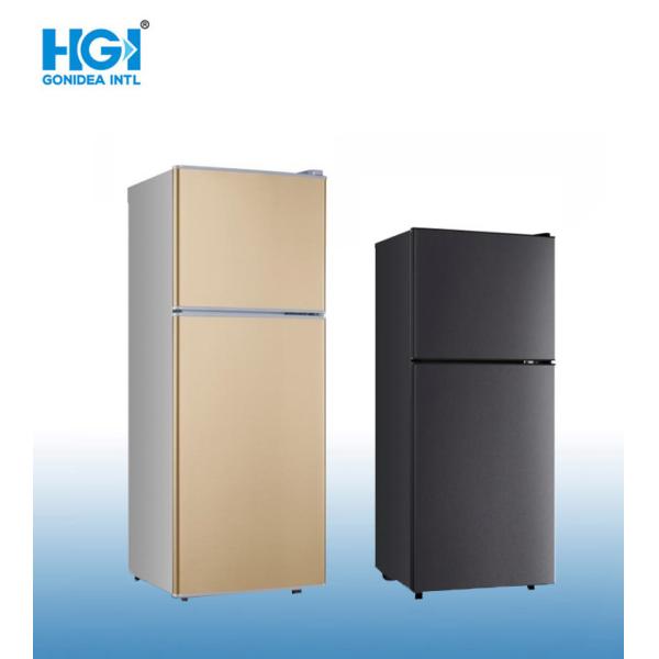 Defrost Home Hotel Double Door 120L Top Freezer Refrigerator Bcd-120ior Light