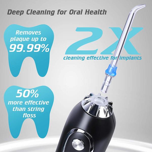 Pressão de água de Jet Oral Irrigator 40-140PSI da água do OEM com 7 bocais