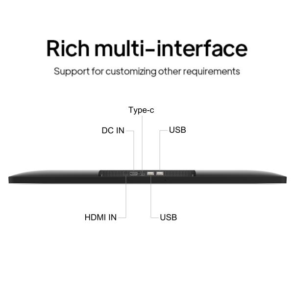 ELC SW2495T 24 Inch 1920*1080 250cdm2 10-Point in Cell Touch Vertical Digital Signage Display Laptops Pos Tablet Sales Kiosks