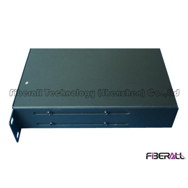 Rack Mounted Fiber Optic PLC Splitter 1x2 With Patch Panel And Adapter