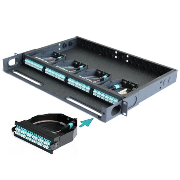 Пульт временных соединительных кабелей APC UPC 12 оптического волокна кассеты FTTH модуля MTP/24 ядра