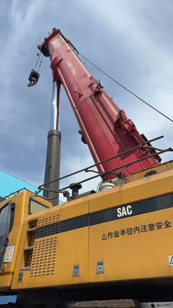 2018 Sany SAC3500C8-8 Crane 350-Ton 70-Meter Main Boom 140-Ton Counterweight 78-Meter Tower Condition With Super Lift Mercedes-Benz Engine