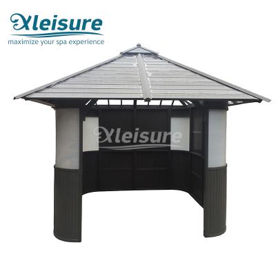 Outdoor Outside Hot Tub Enclosures Burn Resistance Swim Spa Gazebo Heavy Duty