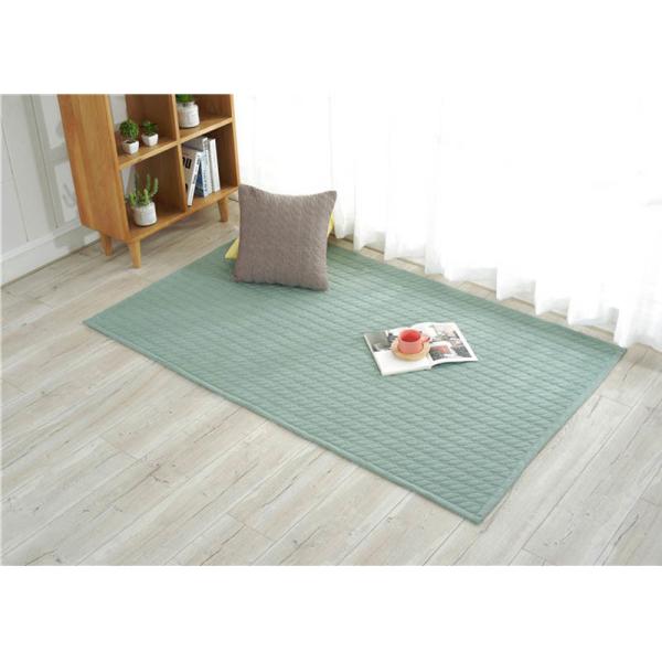 Hand Made cotton door mats , Study carpet mat for living room Customized