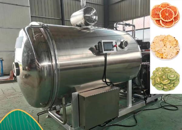 Secador de congelação de alimentos industriais a vácuo para desempenho óptimo de secagem