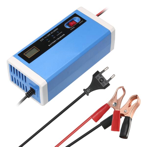 Automatic Identification 12V 20A 24V 10A Fast Charger AGM GEL WET Intelligent Pulse Repair Lead Acid Battery Charger