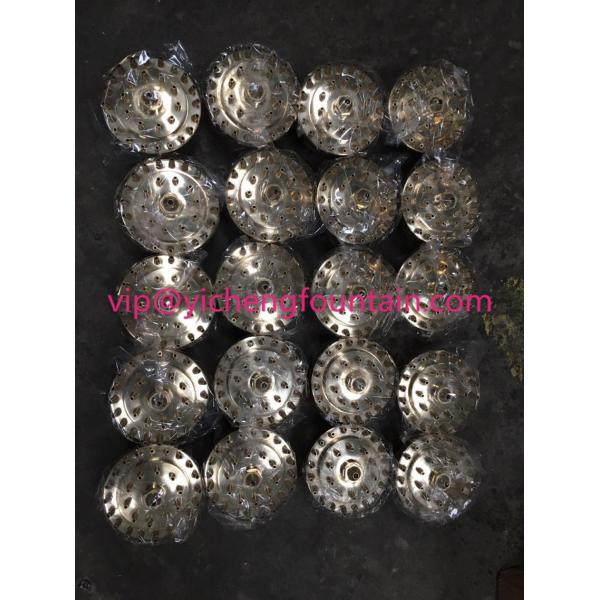 Fixed Big Base 3 Layer Blossom Flower Pond Fountain Nozzles Water Fountain Spray Heads