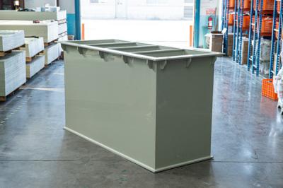 15mm Acid Pickling Electroplating Tank PP PVC Material