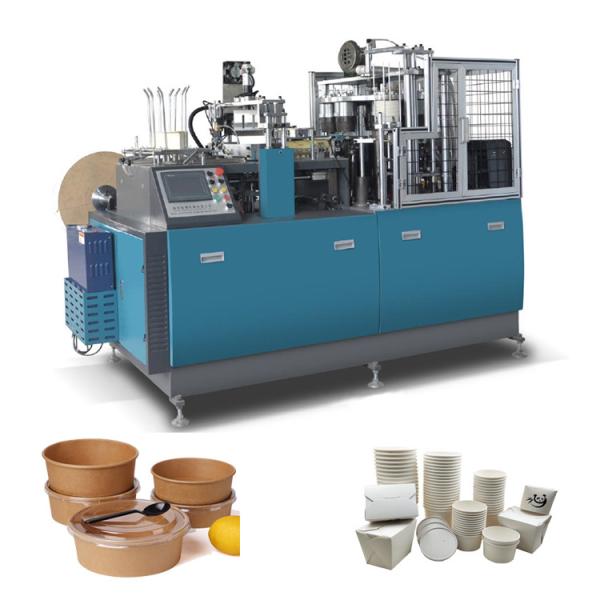 Bacia de papel revestida do Pe automático que faz a alta velocidade da máquina inteligente