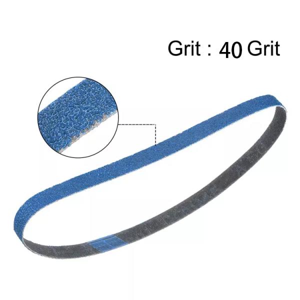 Sandpaper rolls 2 X 72 Inch Metal Grinding Zirconia Sanding Belts Polyester Backing Abrasive Cloth Sanding Belts