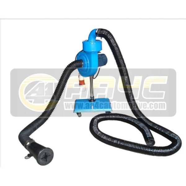 Стена системы извлечения вытыхания корабля ремонта автомобилей оборудований гаража AA4C установленная с двойной вагонеткой труб