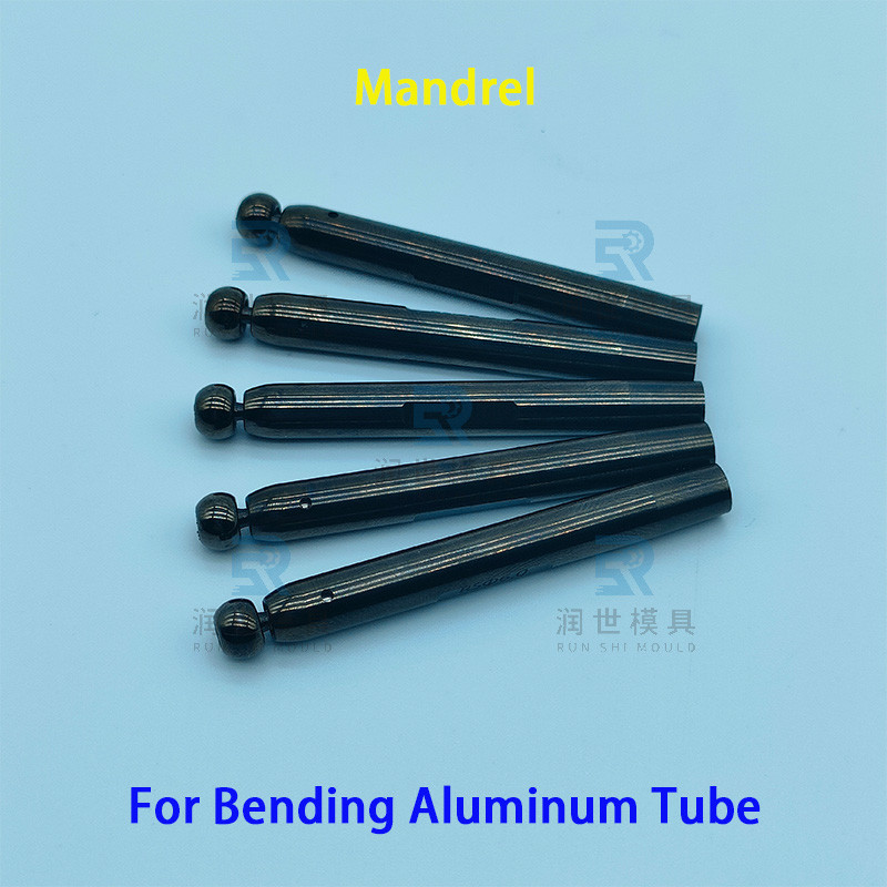 CNC Return Bend Machine Spare Parts Titanium Coated Pipe Bending Mandrel for Φ12mm Aluminum Pipe