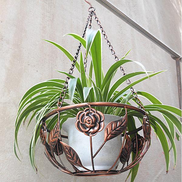 Iron Balcony Flower Pot Hanging Basket