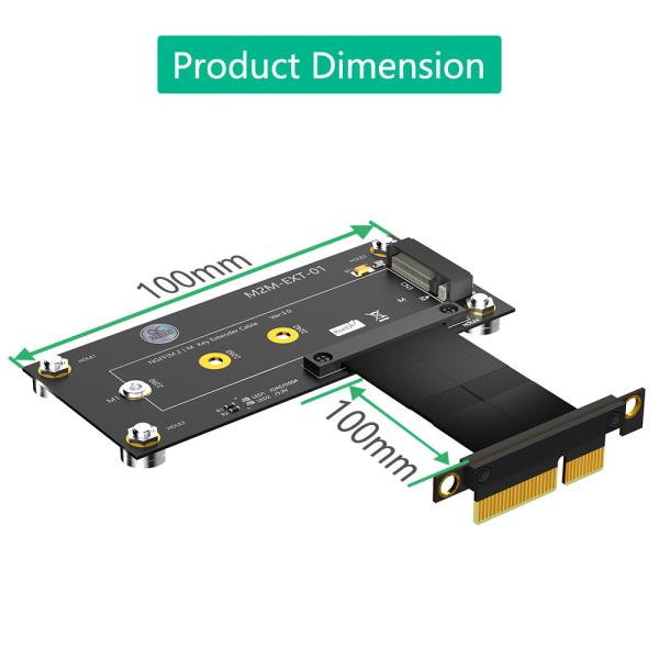 Новая версияM.2 NGFF nvme M-key SSD на PCI-E 4X расширительный кабель с магнитной подставкой