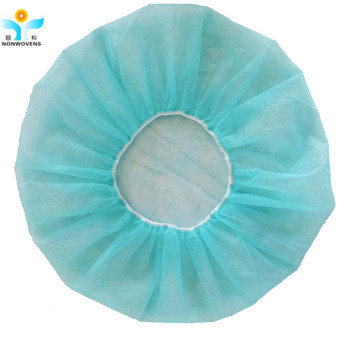 Disposable SMS 18'' 21'' 24'' Bouffant Cap in White Blue Yellow Pink For Hospital Clinic