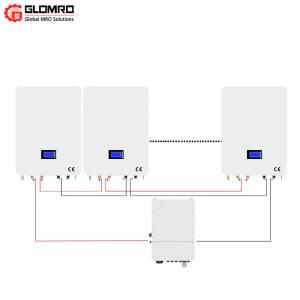 Unidades solares fixadas na parede da parede 2-9 do poder de Ion Battery 48v
