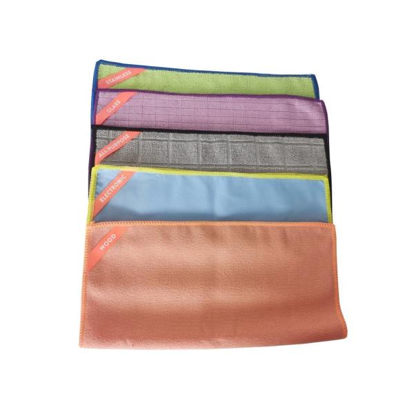 Microfiber Cleaning Cloth Set Household Cleaning Dusting Bathroom Kitchen Cars Reusable