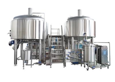 1500L Stainless Steel Large Brewing Equipment Semi - Automatic In Beer Production