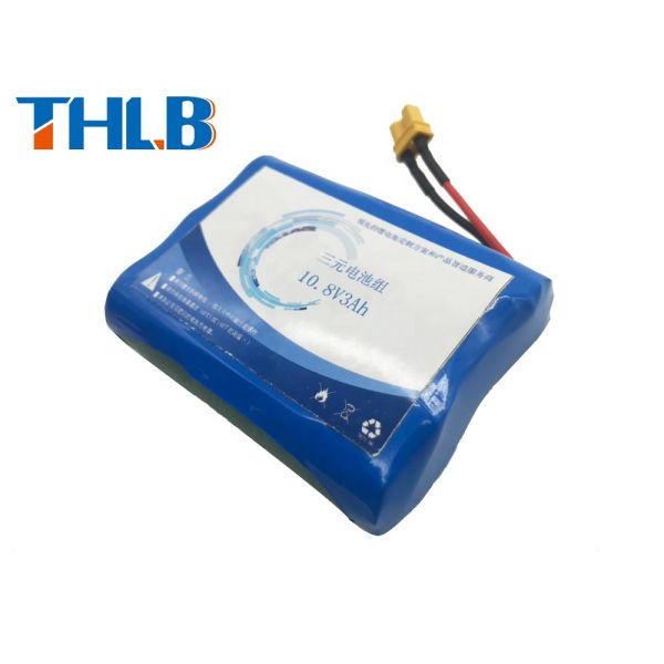 3.7V 2600mAh Li Ion 2S2P Solar Street Light Lithium Battery 5200mAh 7.4V