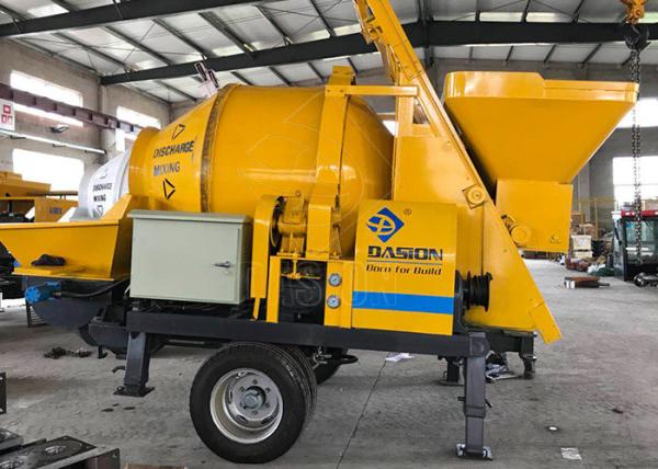 High Pressure Electric Concrete Mixer Pump Machine Skid Steer Forced JBT30 Model