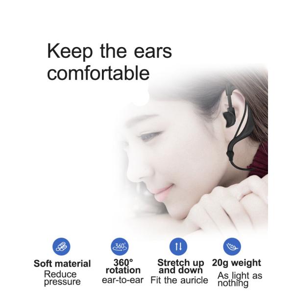 Wired Intercom Earphone Walkie Talkie Headset Radio Earpiece Headset 110±3dB Sensitivity