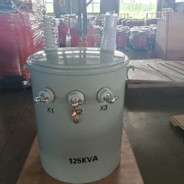 Mineral Oil Pole Mounted Transformer Designed for Long Lasting Performance in Electrical Power Distribution Applications