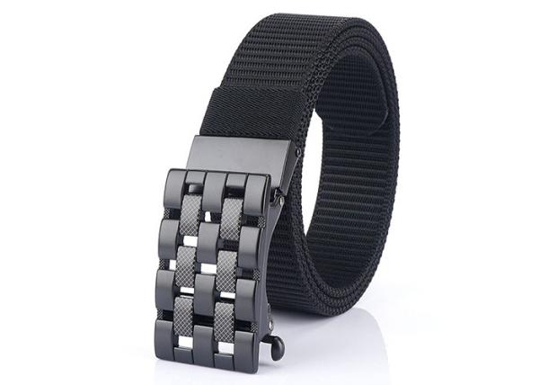 Prong Auto Buckle Mens Elastic Stretch Belts Brown Camel Grey