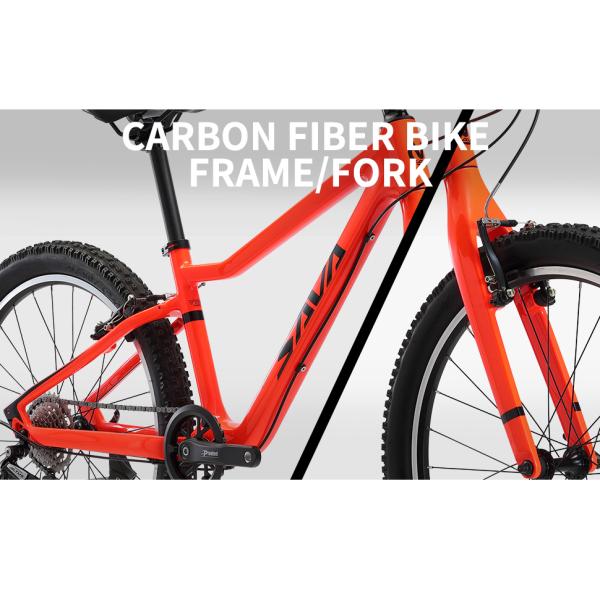 Красное SAVA ягнится велосипед углерода дети тормоза 24 дюймов v велосипед