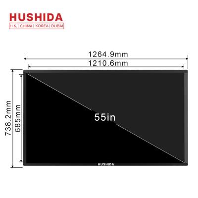 sistema duplo de 55inch 3840×2160 Windows Android 20 pontos do monitor do tela táctil para a sala de reunião