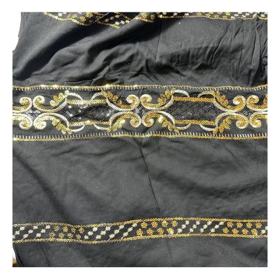 African Dress Material Sequins Laser Flannel Beaded Embroidery Velvet Lace Fabric