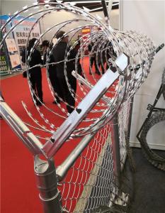 500mm Coil Diameter Galvanized Concertina Barbed Wire