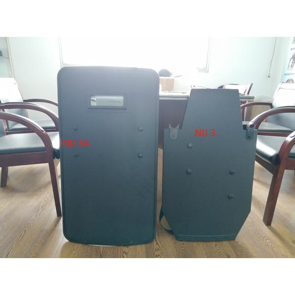 Black PE Explosion Proof Shield NIJ III Bulletproof Riot Shield
